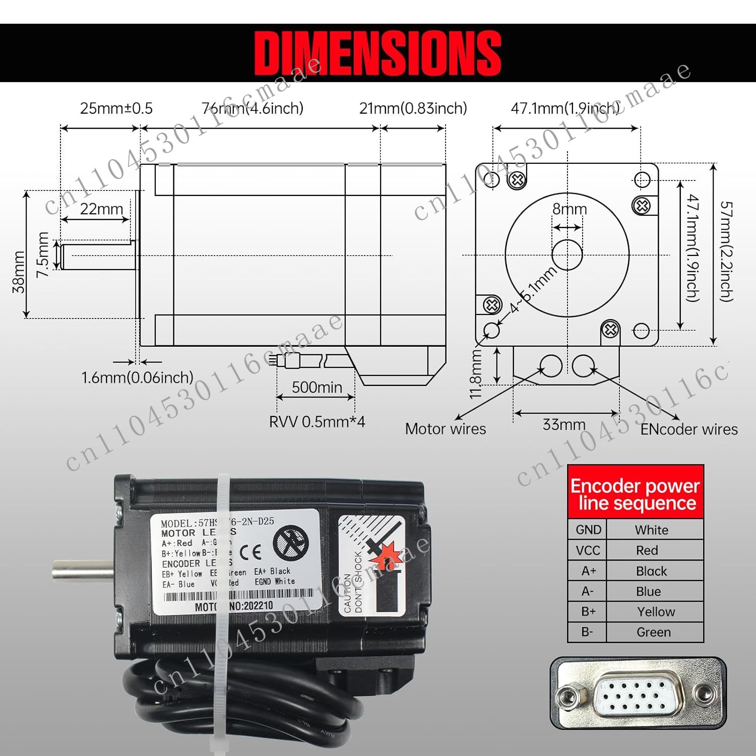 2N.m Nema23 Closed Loop Servo  - огляд і ціна Nema 23 Closed Loop Stepper Motor Driver Kit